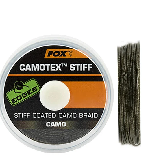 Поводочный материал Fox Camotex Stiff 20m 9.1kg/20lb