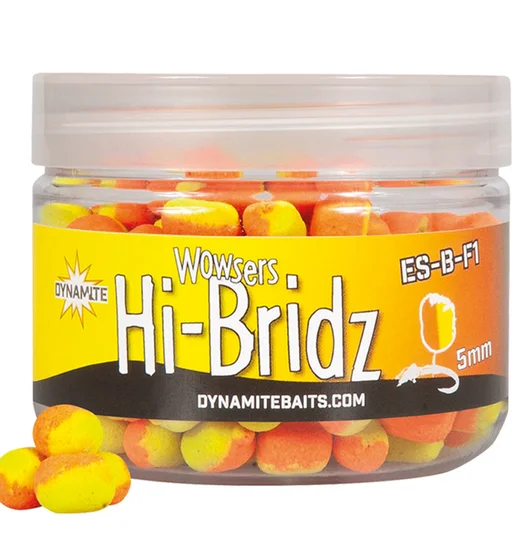 Бойли Dynamite Baits Wowsers Hi-Bridz ES-B-F1 Yellow & Orange 5mm