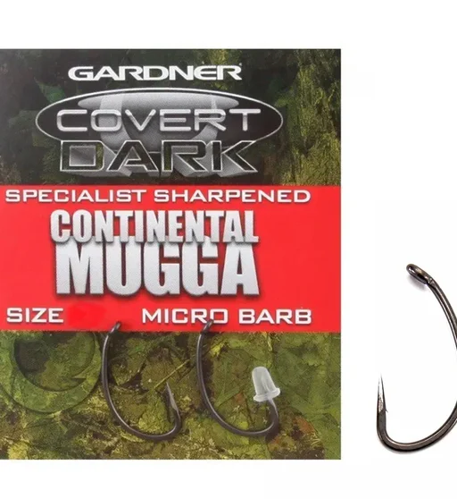 Крючки Gardner Hand Sharpened Continental Mugga #2