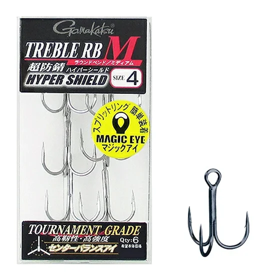 Тройник Gamakatsu Treble RB-M #4 6pcs