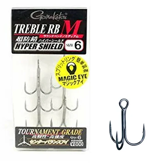 Тройник Gamakatsu Treble RB-M #6 6pcs