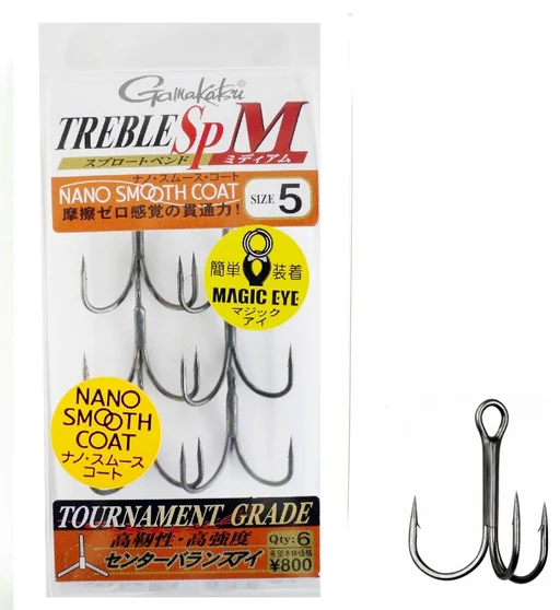 Трійник Gamakatsu Treble SP-M (NSC) #5 6pcs