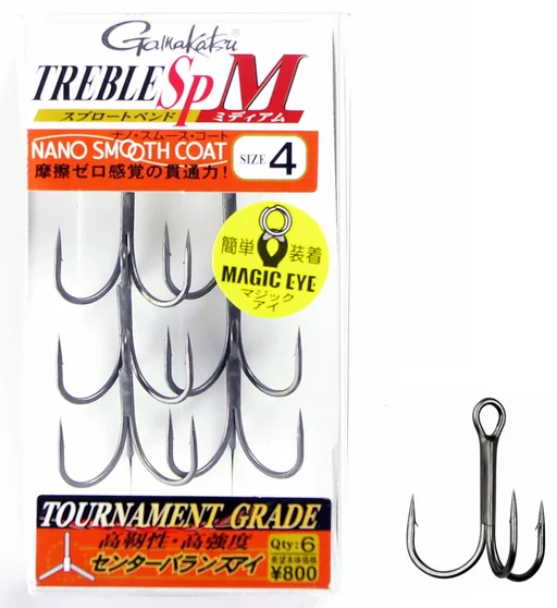 Трійник Gamakatsu Treble SP-M (NSC) #4 6pcs