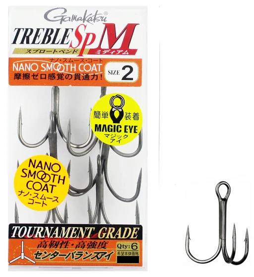 Трійник Gamakatsu Treble SP-M (NSC) #2 6pcs