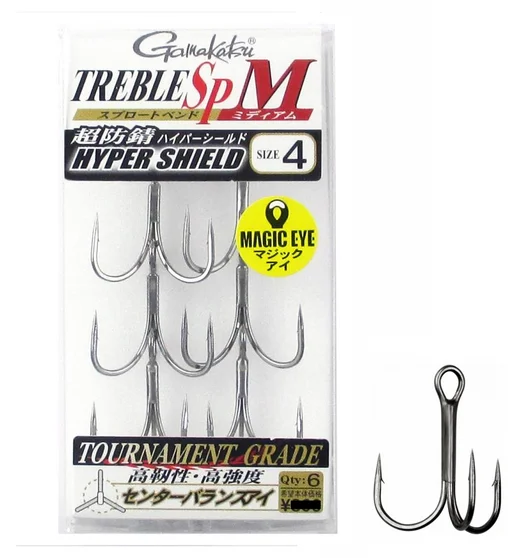 Трійник Gamakatsu Treble SP-M #4 6pcs