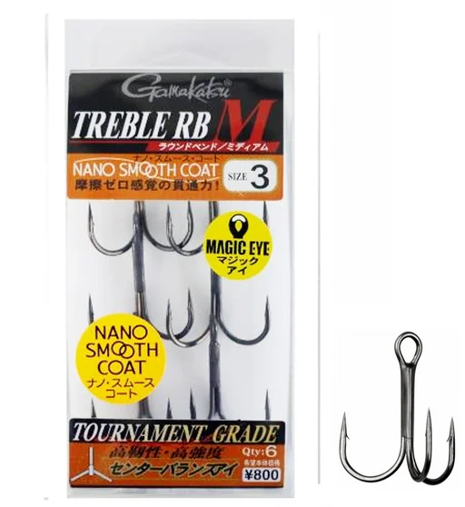 Трійник Gamakatsu Treble RB-M (NSC) #2 6pcs