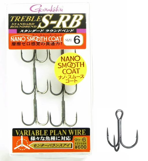 Трійник Gamakatsu Treble S-RB (NSC) #6 6pcs