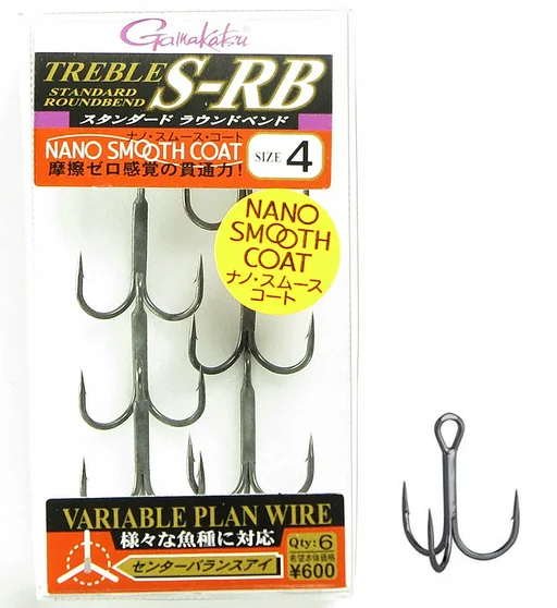 Трійник Gamakatsu Treble S-RB (NSC) #4 6pcs