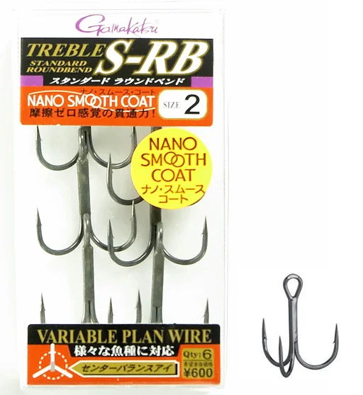 Трійник Gamakatsu Treble S-RB (NSC) #2 6pcs
