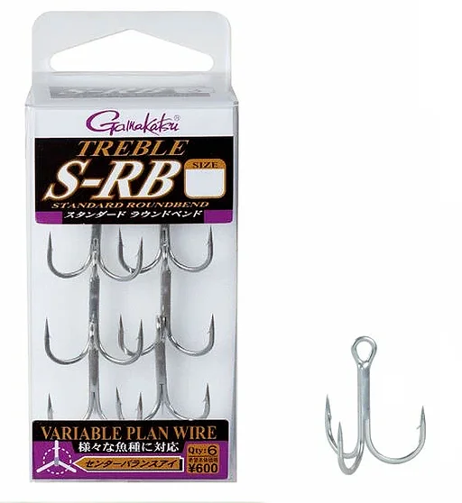 Трійник Gamakatsu Treble S-RB Silver #6 6pcs