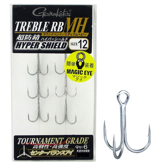 Трійник Gamakatsu Treble RB-MH #12 6pcs