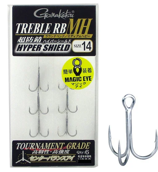 Трійник Gamakatsu Treble RB-MH #14 6pcs