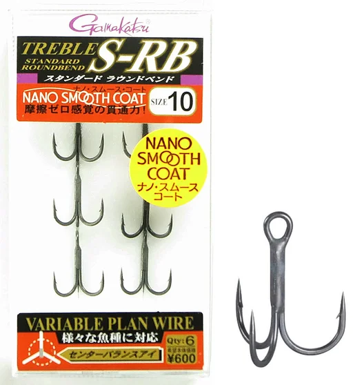 Трійник Gamakatsu Treble S-RB (NSC) #10 6pcs