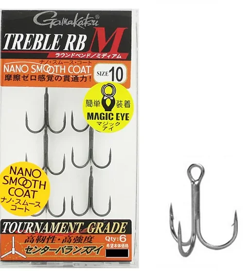 Трійник Gamakatsu Treble RB-M (NSC) #10 6pcs