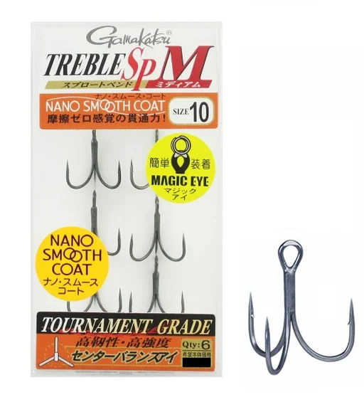Трійник Gamakatsu Treble SP-M (NSC) #10 6pcs