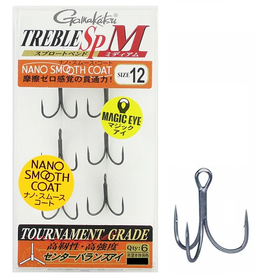 Трійник Gamakatsu Treble SP-M (NSC) #12 6pcs