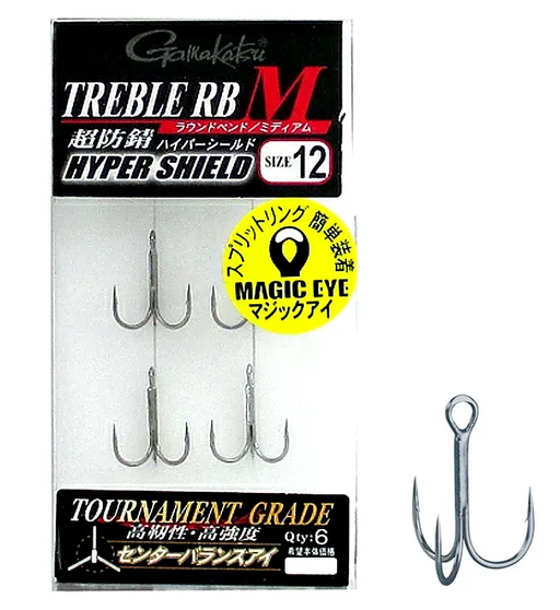 Трійник Gamakatsu Treble RB-M #12 6pcs