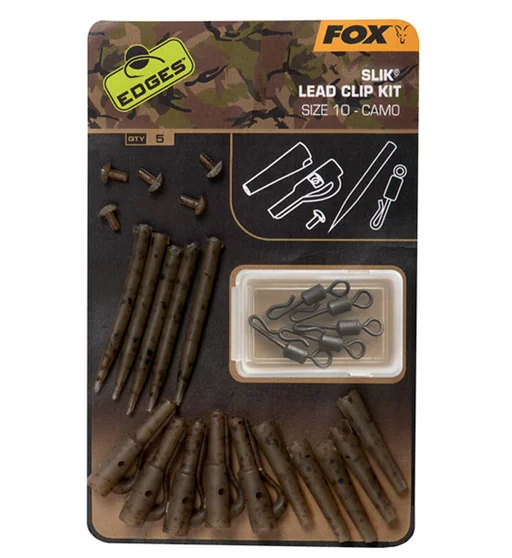 Набір безпечних кліпс Fox Edges Camo Slik Lead #10