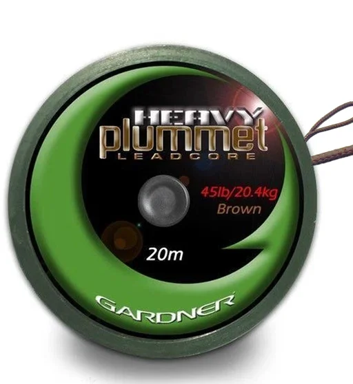 Лідкор Gardner Heavy Plummet Leadcore 45Ib коричневий