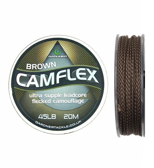 Лідкор Gardner Leadcore Camflex 45Ib 20.4kg 20m Camo brown