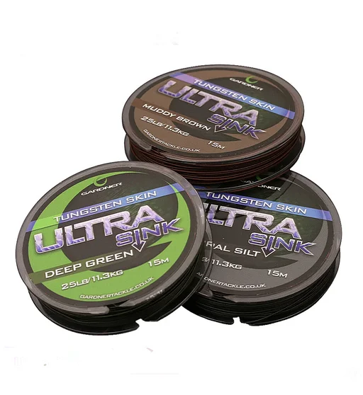 Поводочный материал Gardner Ultra Sink 25lb 11.3kg Silt