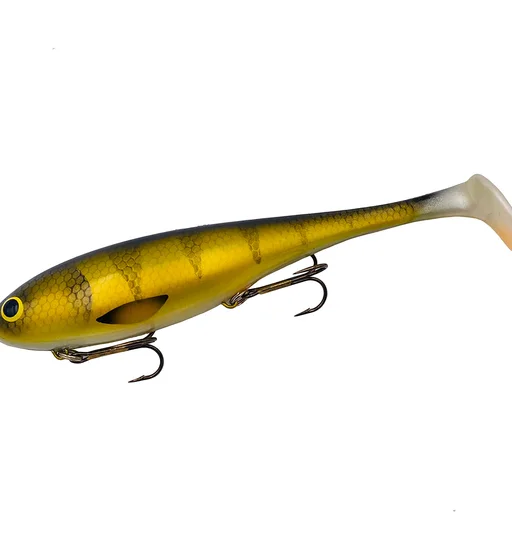 Силикон Musky Innovations Regular Shallow Swimmin' Dawg 8" #Natural Perch