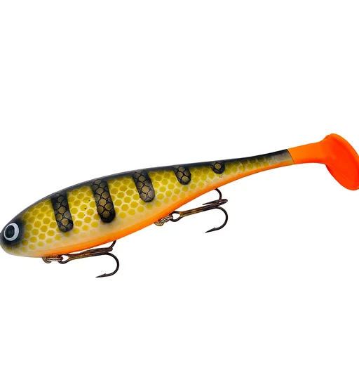 Силікон Musky Innovations Magnum Shallow Swimmin' Dawg 10" #Orange Belly Perch