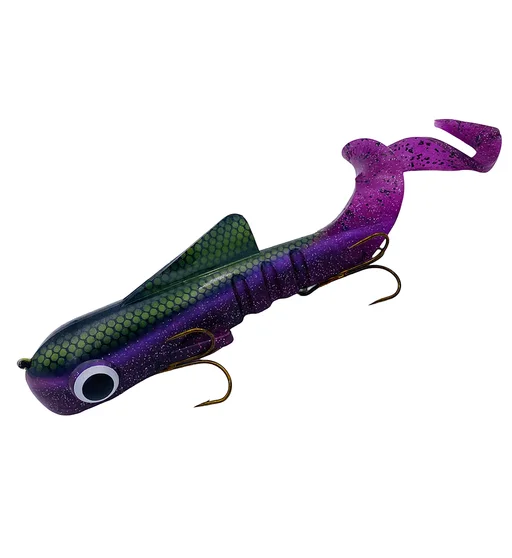 Силикон Musky Innovations Pro Regular Bull Dawg 9" #Purple Shad