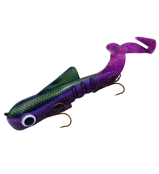 Силікон Musky Innovations Pro Magnum Bull Dawg 12" #Purple Shad