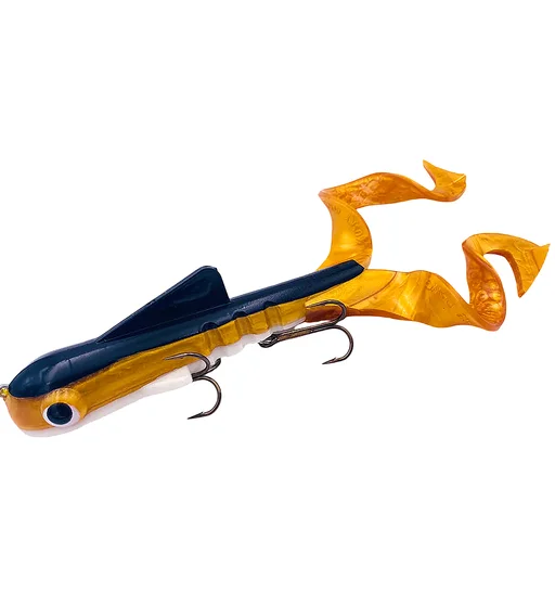 Силикон Musky Innovations Magnum Double Dawg 12" #Gold Tail Sucker