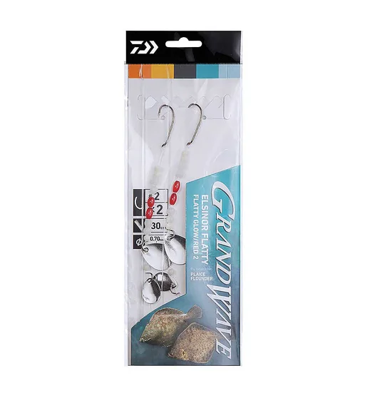 Морський монтаж Daiwa  GW Elsinor Flatty Glow-Red 2
