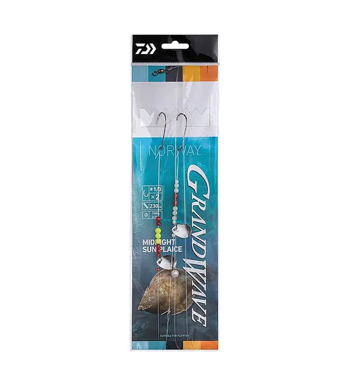 Морський монтаж Daiwa  GW Norway Midn. Sun Plaice 1/0