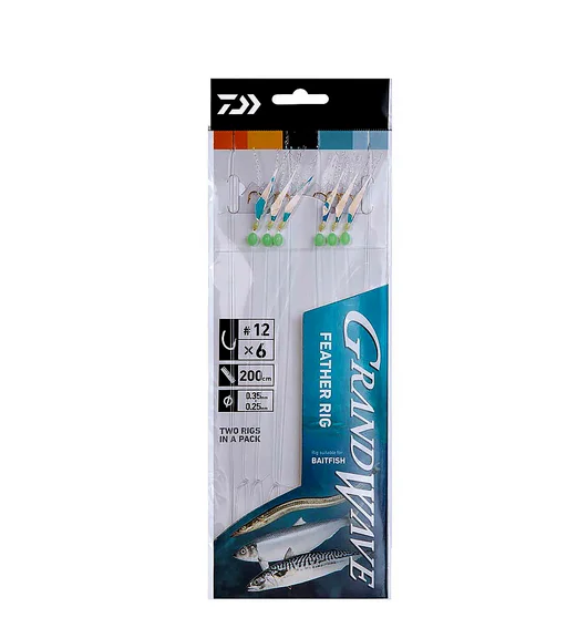 Морський монтаж Daiwa  GW Feather Rig 2-12