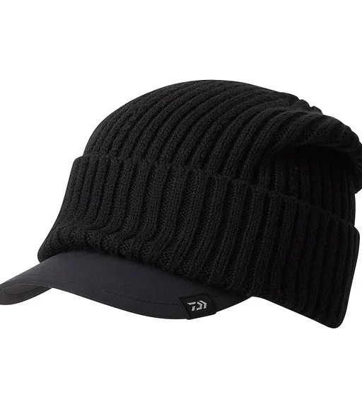 Шапка Daiwa Knit Cap With Brim Black