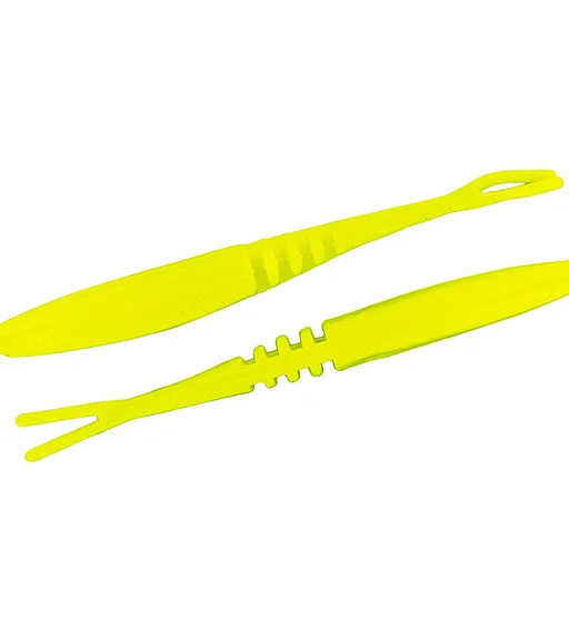 Силікон Big Bite Baits Jointed Jerk Minnow 7" 5pc #Opaque Chartreuse