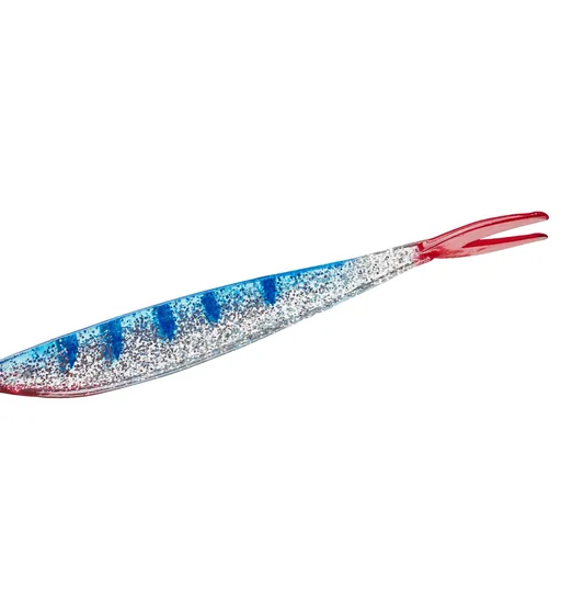 Силикон Big Bite Baits Slim Minnow Painted 4" 6pc #Blue Ice Tiger