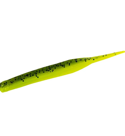 Силикон Big Bite Baits Limit Maker 3.75" 10pc #Watermelon Chartreuse