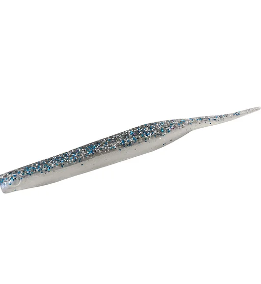 Силікон Big Bite Baits Limit Maker 3.75" 10pc #Silver Smoke
