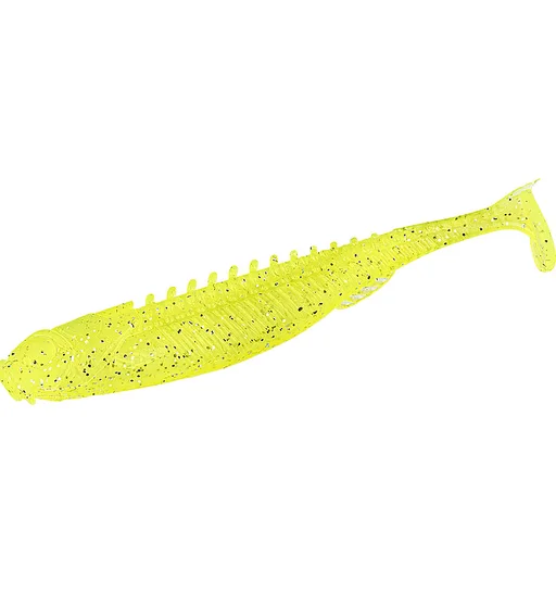 Силикон Northland Fishing Tackle Eye-Candy Paddle Shad 3.5" 5pc #Silver Chartreuse