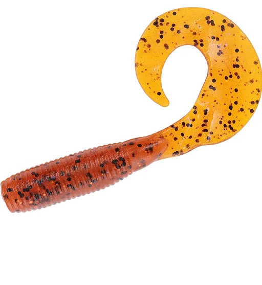 Силікон Gary Yamamoto Single Tail Grub 4" 20pc #Fire Craw