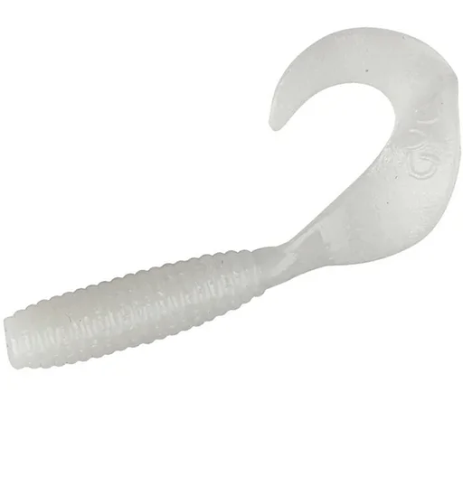 Силикон Gary Yamamoto Single Tail Grub 5" 20pc #Cream White