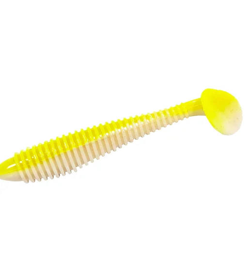 Силикон Big Bite Baits Scentsation Pro Swimmer 3.3" 7pc #Chart/White Lam