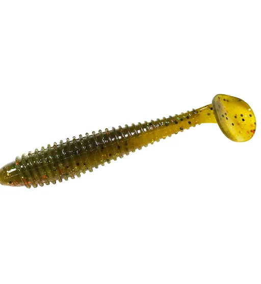 Силикон Big Bite Baits Scentsation Pro Swimmer 3.8" 6pc #Perch Dinner