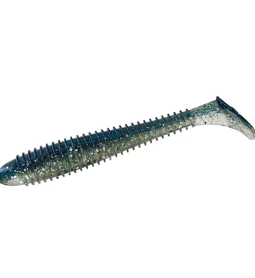 Силікон Big Bite Baits Pro Swimmer 3.8" 6pc #Silver Shiner