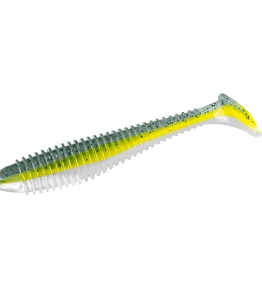 Силікон Big Bite Baits Pro Swimmer 3.8" 6pc #SS Shad