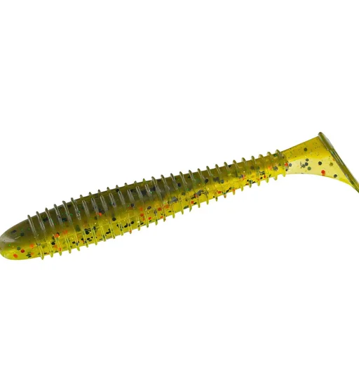Силікон Big Bite Baits Pro Swimmer 3.8" 6pc #Perch Dinner