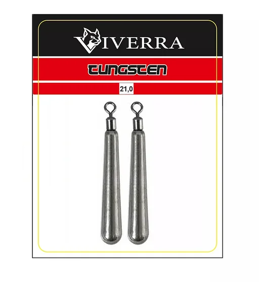 Груз вольфрам джиг ріг-дроп шот Viverra Slim 21.0g (2шт)