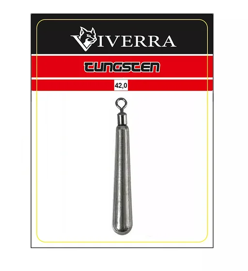 Груз вольфрам джиг ріг-дроп шот Viverra Slim 42.0g (1шт)