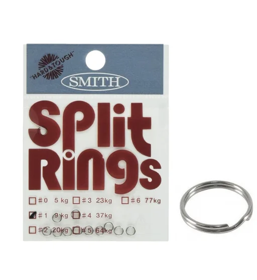 Кільця завідні Smith Split Ring Stainless silver #1
