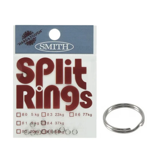 Кільця завідні Smith Split Ring Stainless silver #0